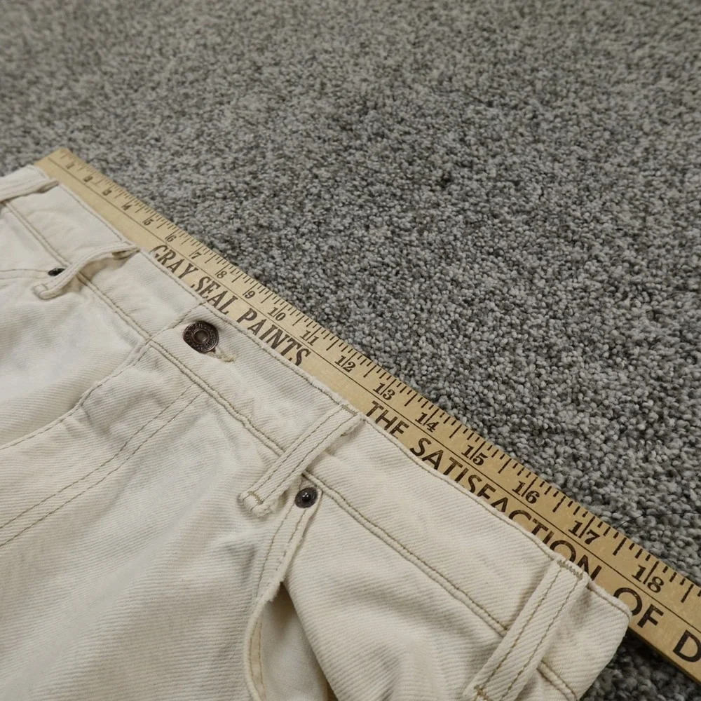 VTG Levis Jeans Mens 36X30 Beige Denim 550 Relaxed Tapered Orange Tab 90s‎ USA